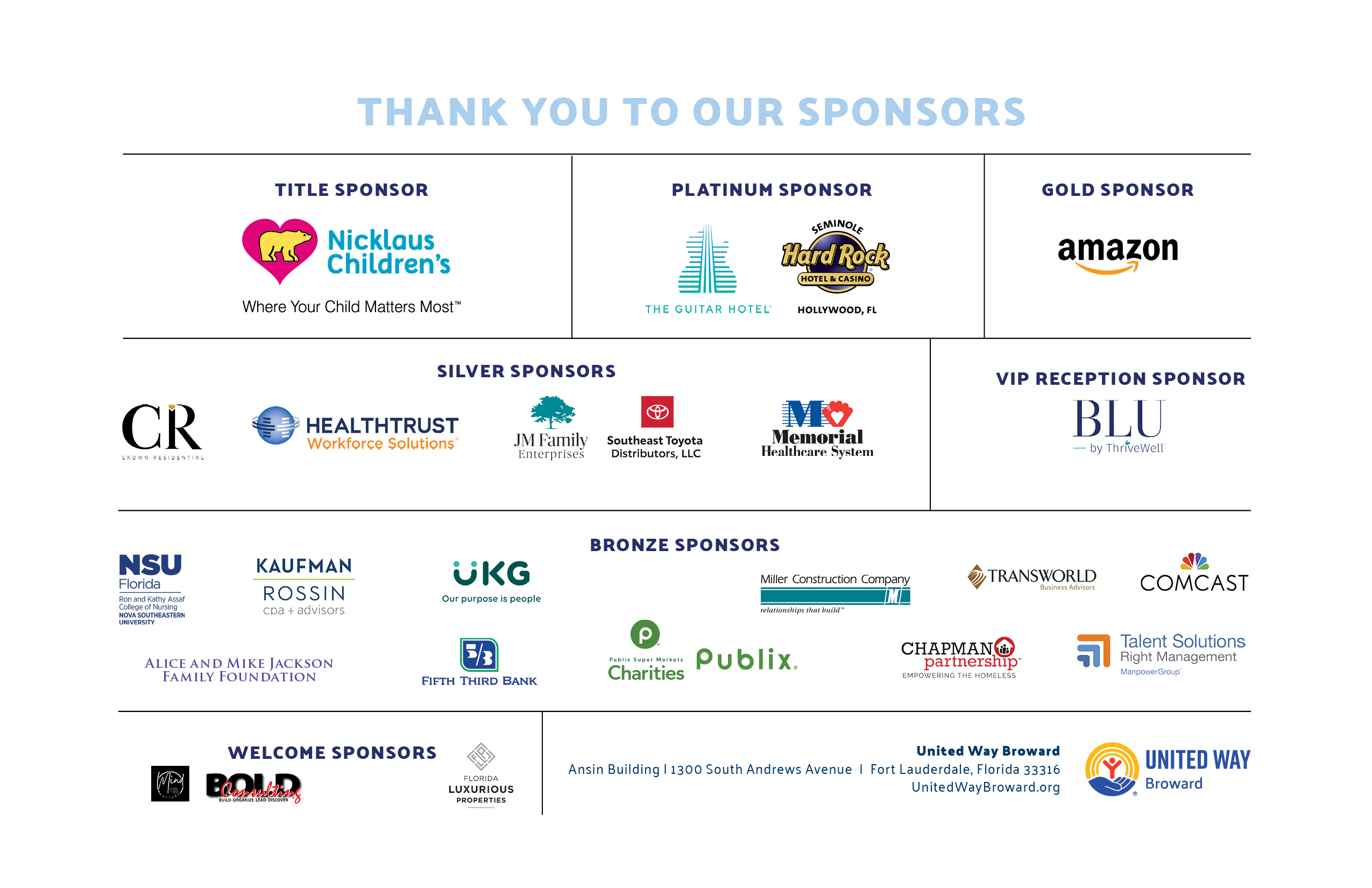 Magnolia Luncheon Sponsors
